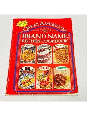 New Great American Brand Name Recipes Cookbook 1992  Publications International